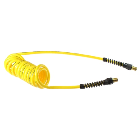 Flexcoil 3/16 ID X 20’ 1/4 MPT Rigid Yellow